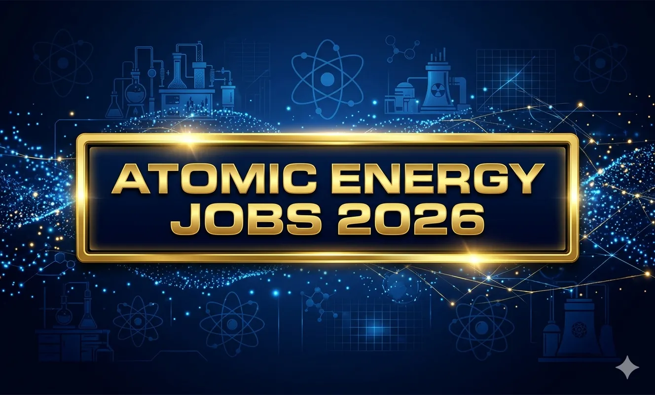 Atomic Energy Jobs 2026 dark blue golden banner scientific assistant Pakistan careers