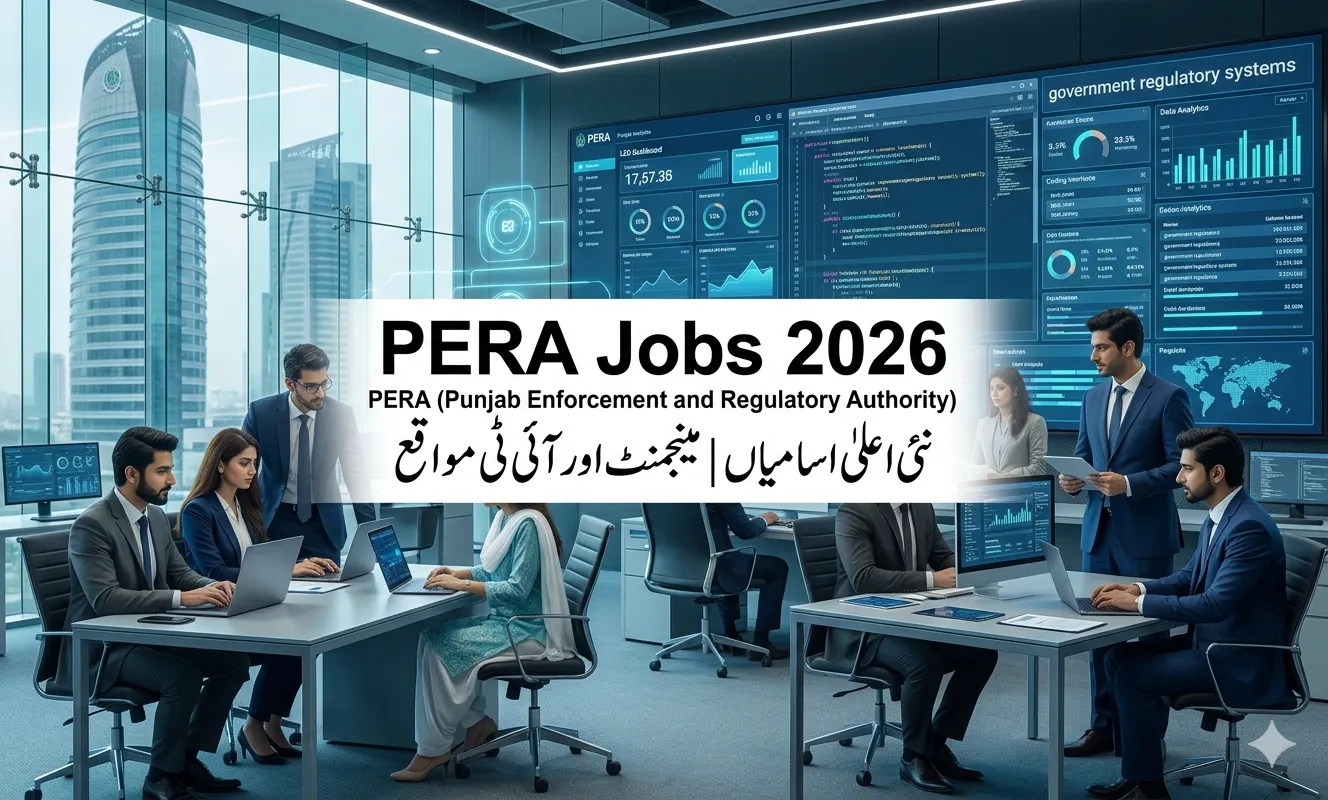 Punjab PERA Jobs 2026 at Arfa Karim Technology Park Lahore for IT and management professionals